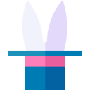 rabbit,hat,birthday and party,magic,magician,wand,disappear,magic hat,magic trick